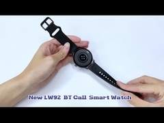Lw92スマートな腕時計の呼吸の訓練のステップ カロリーは追跡者の腕時計を遠のける