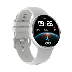 Aluminum Alloy Round Shape Smart Watch With Blood Pressure And Oxygen