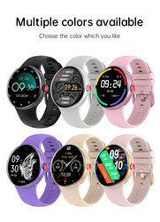 Aluminum Alloy Round Shape Smart Watch With Blood Pressure And Oxygen